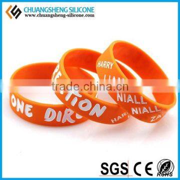 Wholesale Silicone Bracelet Wrist Jewelry Embossing Printing Wristband Candy Color Beadlet Silicone Decoration Hot Sale Jewelry photo-4