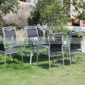 Sling outdoor furniture garden furniture set