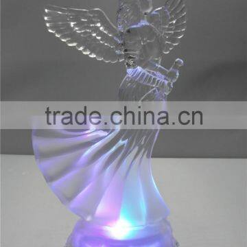 Lovely Acrylic led christmas angel for party decoration