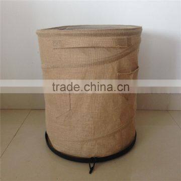 New Design Environmental Folding Jute Bag for Growing photo-3