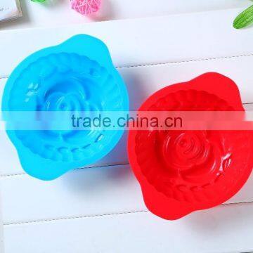 Flower Mould Cake Pan Bread Pizza Baking Tray Silicone Mold photo-2