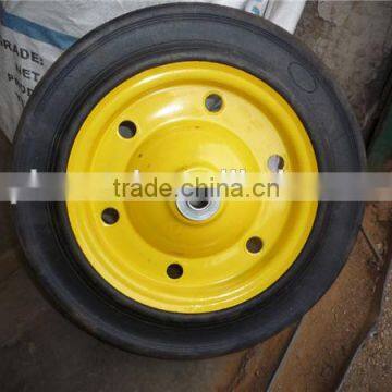 13x3 Powder Rubber Wheel Heavy Duty Solid Rubber Wheels photo-5