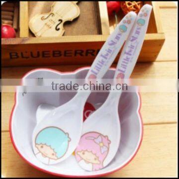 2015 Hot Sell Cartoon Pieces FOOD GRADE Plastic Spoons,cartoon Pieces FOOD GRADE Plastic Spoons