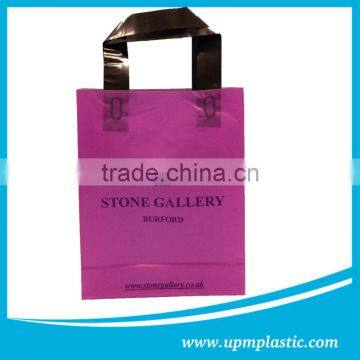 Disposable Degradable Soft Loop Handle Plastic Shopping Bag photo-4