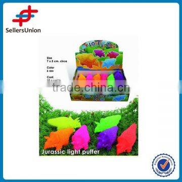 Silicone dinousor toys with light, kids toys,
