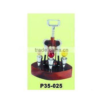 5pcs wine opener & stopper set