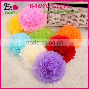 8inch Decorative paper flower ball artificial flower ball for wedding decor