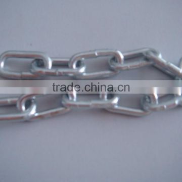 factory supplier high quality galvanized steel link chain welded chain link