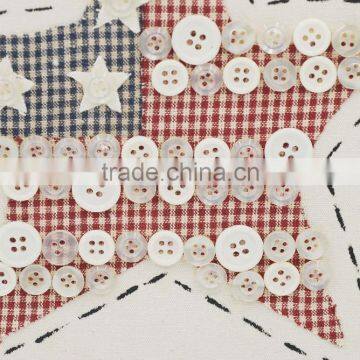 2017 Hot Sale for National Day Beautiul Star Many Buttons Fabric Wood Shadow Box Frame photo-2