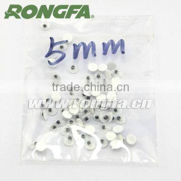 10mm High Quality Colorful Self-adhesive Plastic Eyes photo-3