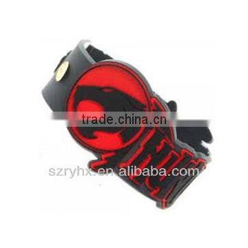 Fashionable Promotion 3d Custom Soft Pvc Bracelet photo-2
