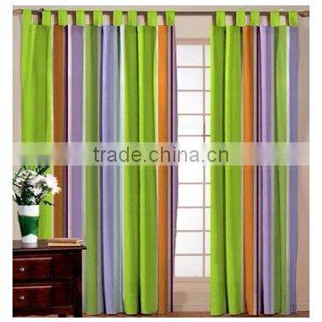 Indian beaded valance curtain / Horse print curtains / Luxury curtains for living
