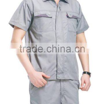2017 OEM Men Uniforms Workwear Short Sleeve Jacket and Pants photo-2