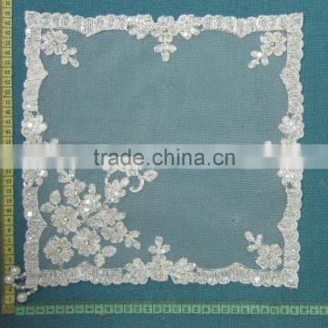 Factory price embroidery lace table cloth design for wedding party