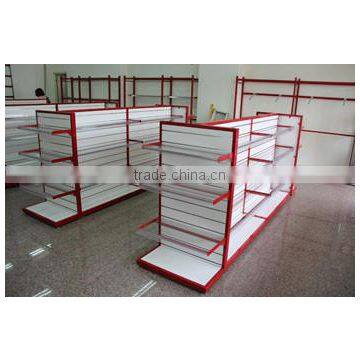 Wooden Slatwall Etagere Shelves Gondola Island Shelving Shelves photo-3