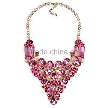 Luxury Crystal Gems Women Collar Necklace Jewelry photo-3