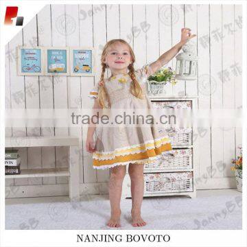 hot sale unique princess wheat hand embroidered dress