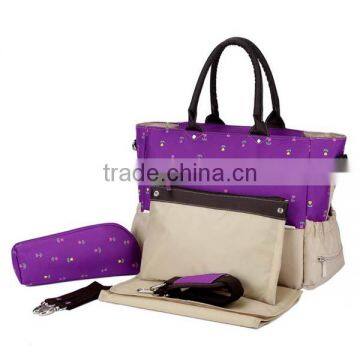 2017 Baby Care Set Products Waterproof Mummy Bag Adult Baby Diaper Bag