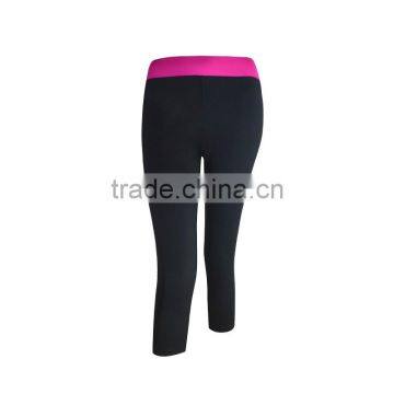 90% Polyester 10% Spandex High Waist Ladies Sport Yoga Pants /Cheap Tight Yoga Leggings photo-2