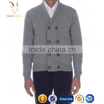 Luxury Mens Cashmere Sweater Cardigans with Buttons