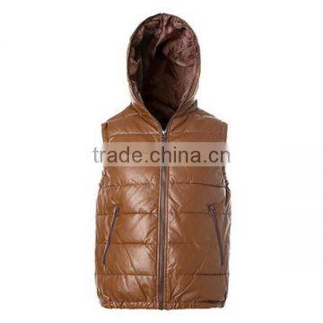 2015 High Quality Black Men's Vest With Hood photo-5