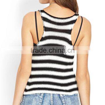 Hot Sale Breathable Knit Summer Tank Top for Women photo-3