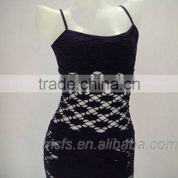 Straps Hollow Out Elastic Camisole Sexy Seamless Women's Underwear Women