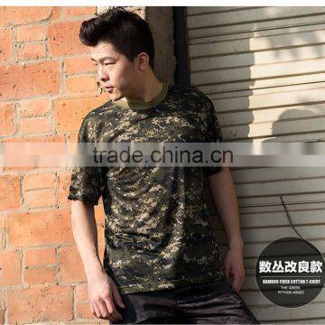 2016 Wholesale Men Camouflage Dryfit Breathable T-shirt Men Army Tactical Combat T Shirt Military Sport Camo Camp Mens T Shirts photo-6