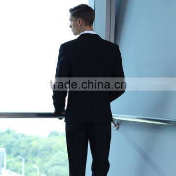 China Polyester Viscose Cheap Office Formal Black Coat Pant Men Suits photo-6