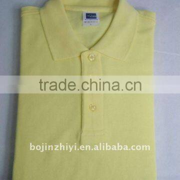 wholesale solid polo t-shirt 85% polyester 15%