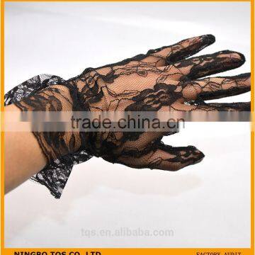 Women Fashion Wedding Short Cheap Lace Gloves