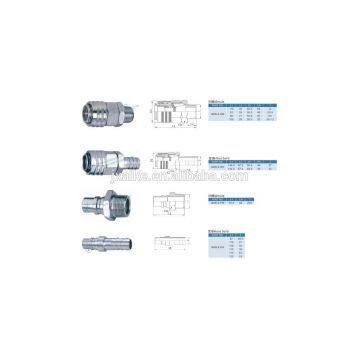 QKD-Z Carbon Steel Single Shut-off Pneumatic Quick Connect Coupler photo-2
