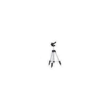 Silver color 16 inches foldable 50 inches Extends Aluminum Camera Tripod with Bubble Level