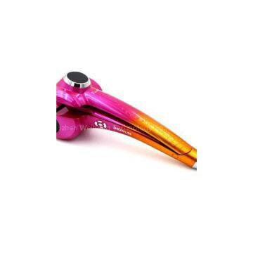 Pink Orange Automatic Curling Irons With PTC Heater