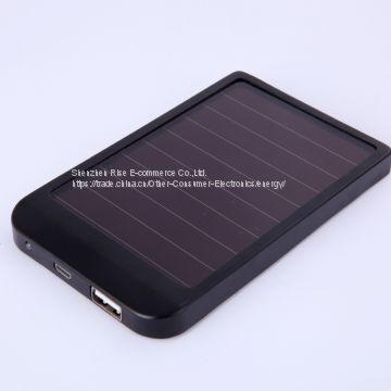 2017 High quality Super Slim solar power bank 10000mah for iphone mobile phone