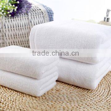 100% combed cotton white face towel for hotel and spa