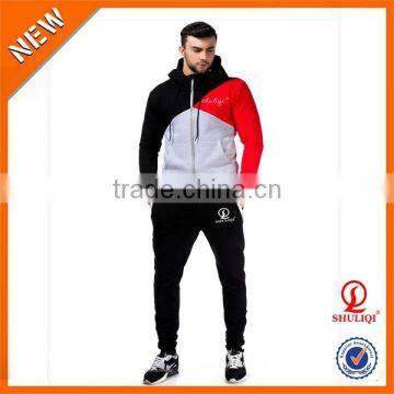 Men Tracksuits Sets Caual Sport Hoodie Fleece Jogging Sweatshirts Training Clothing photo-4