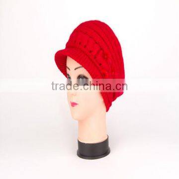 Wool hat from china wholesale hand knitted TH-9037