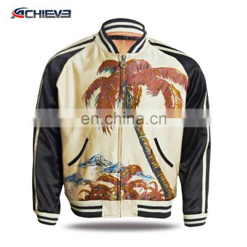 Custom made men's outdoor jacket ,spring sublimation jacket