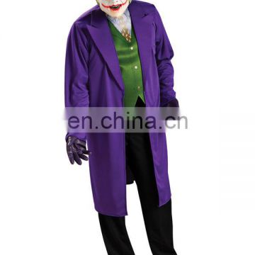 Adult Men's new fashion style halloween costume joker costume funny carnival costume AGM2016