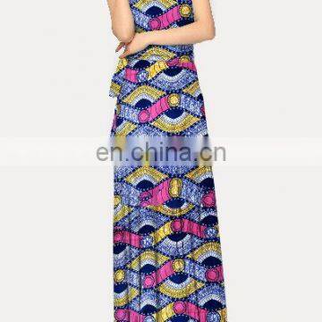 hot sale clothes 2017 fashion african kitenge dress designs women summer long dresses