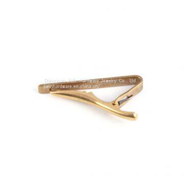 Chinese Wholesale Tie Clip Supplier Brass Tie Clip 5.0mm*40mm Length Short Tie Pins photo-3