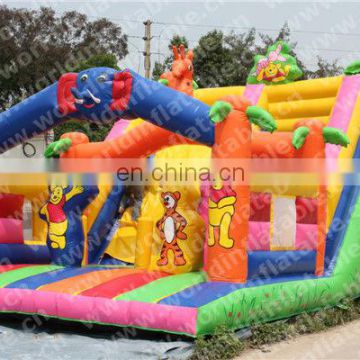 Giant inflatable dry slide