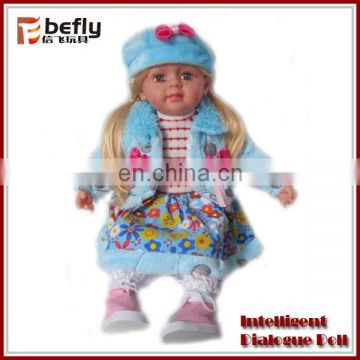 Vivid soft body baby dolls with sound