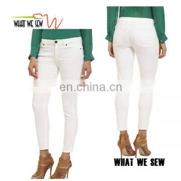 wholesale fashion white Casual pants hot sale office trousers for ladies