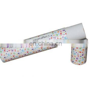 Paper cardboard diploma tube for graduation certificate