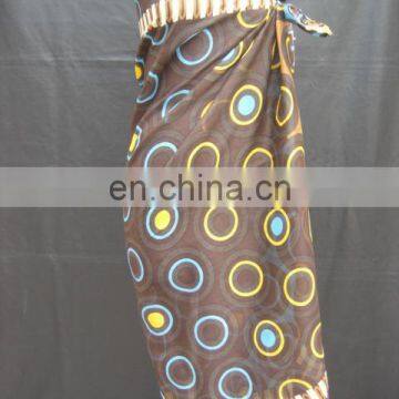 100% Cotton Printed Beach Pareo / Beach Sarong for Promotion & Retail Sale