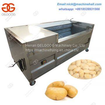 Brush Washing Machine/ Fruit and Vegetable,Potato/Carrot Brush Washer and Peeler Machine