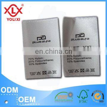 China Factory price printed care labels