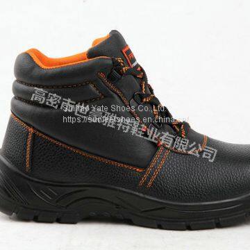 high cut best New fashionable genuine leather safety boots safety shoes with steel toe